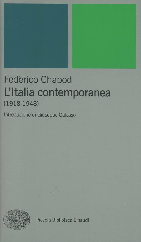 Copertina di L’Italia contemporanea