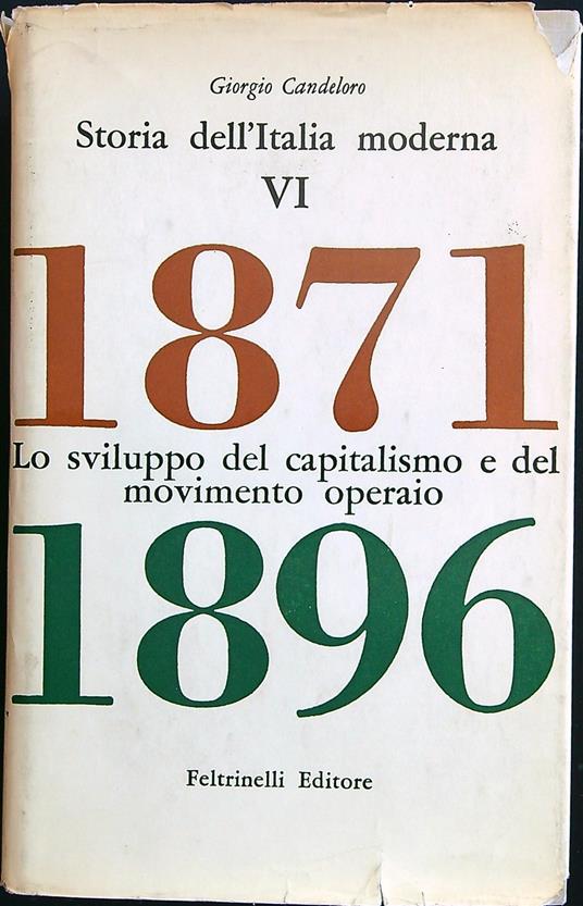 Copertina di Storia dell’Italia moderna – Vol. VI